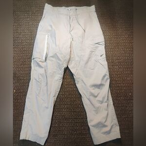 Men's Nike Sportswear Essential Woven Unlined Sneaker Pants 32 Beige DD7034-236